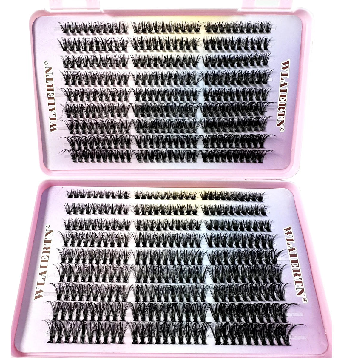 Faux cils en vison 540Cluster C Courbés 9-16mm Extension de cils naturels mixtes 3D Bande russe Outil de maquillage personnel