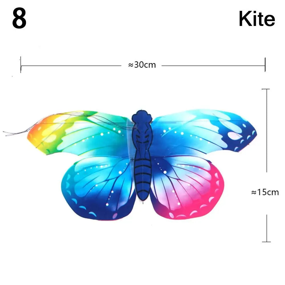 Cerf-volant aigle en plastique transparent, ligne de 30 mètres, grand aigle volant, cadeau pour enfants, cerf-volant de dessin animé, sorties en famille, jardin