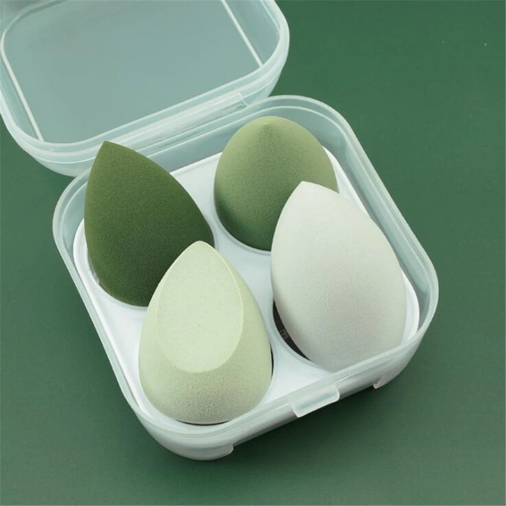4/8 éponges à maquillage, éponges à maquillage, houppettes cosmétiques douces pour fond de teint et poudre, accessoires de maquillage pour femmes, outils de beauté
