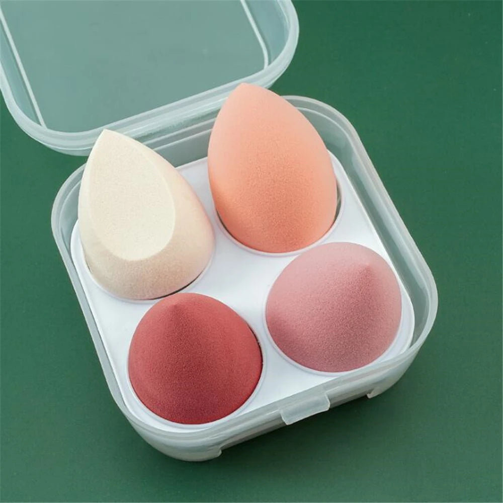 4/8 éponges à maquillage, éponges à maquillage, houppettes cosmétiques douces pour fond de teint et poudre, accessoires de maquillage pour femmes, outils de beauté