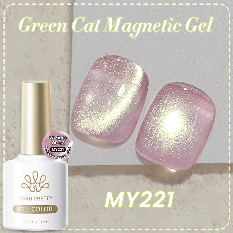 BORN PRETTY 117 Couleurs Vernis à Ongles Gel Magnétique Chat 10ml Vernis Couvrance Totale Semi-Permanent Manucure Super Magnifique