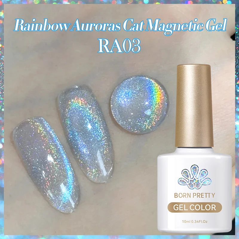 BORN PRETTY 117 Couleurs Vernis à Ongles Gel Magnétique Chat 10ml Vernis Couvrance Totale Semi-Permanent Manucure Super Magnifique