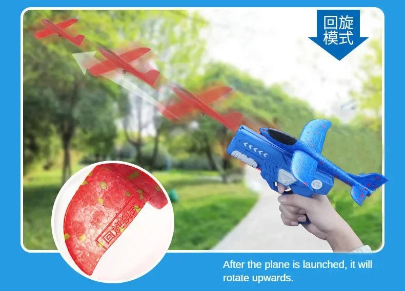 Lance-avions jouets d'extérieur, catapulte en mousse EPP antidérapante pour enfants, cadeau d'anniversaire pour garçons et filles, jeux pour enfants