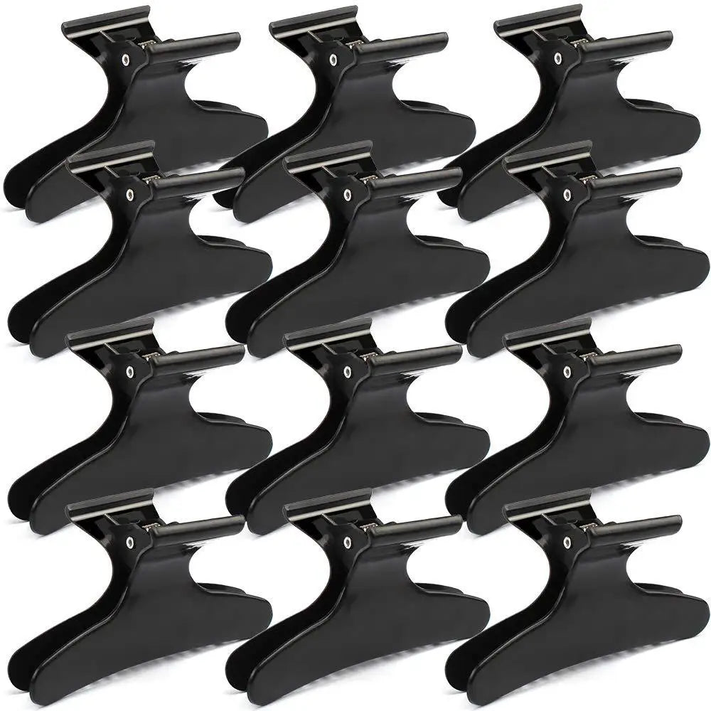 Pinces à cheveux papillon noir pour femme et fille, outils de coiffure, pinces à cheveux professionnelles, accessoires de salon