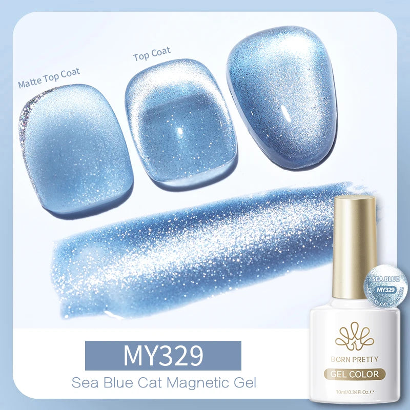 BORN PRETTY 117 Couleurs Vernis à Ongles Gel Magnétique Chat 10ml Vernis Couvrance Totale Semi-Permanent Manucure Super Magnifique