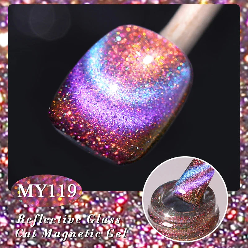 BORN PRETTY 117 Couleurs Vernis à Ongles Gel Magnétique Chat 10ml Vernis Couvrance Totale Semi-Permanent Manucure Super Magnifique