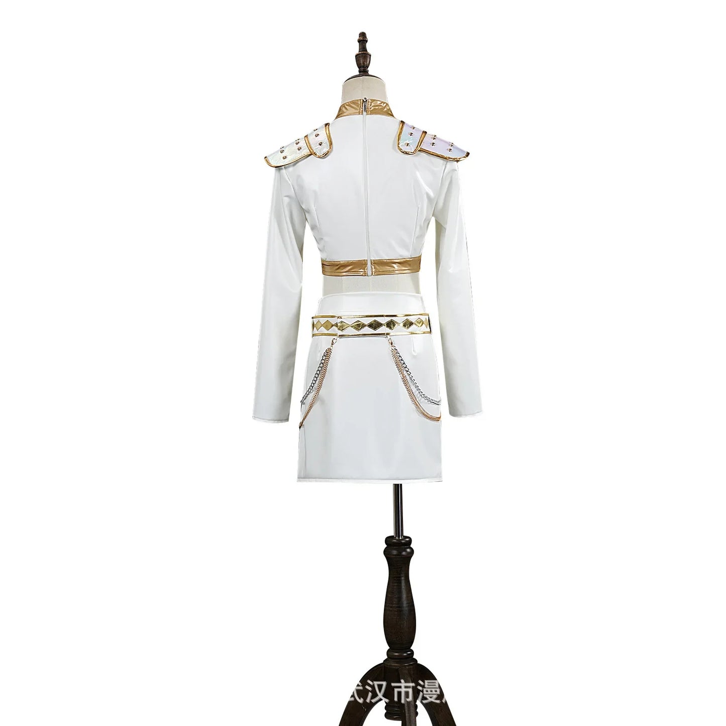 Costume de cosplay pailleté pour enfants K-Pop Demon Hunters Rumi Zoey Mira, uniforme blanc, tenue Huntrix pour filles,