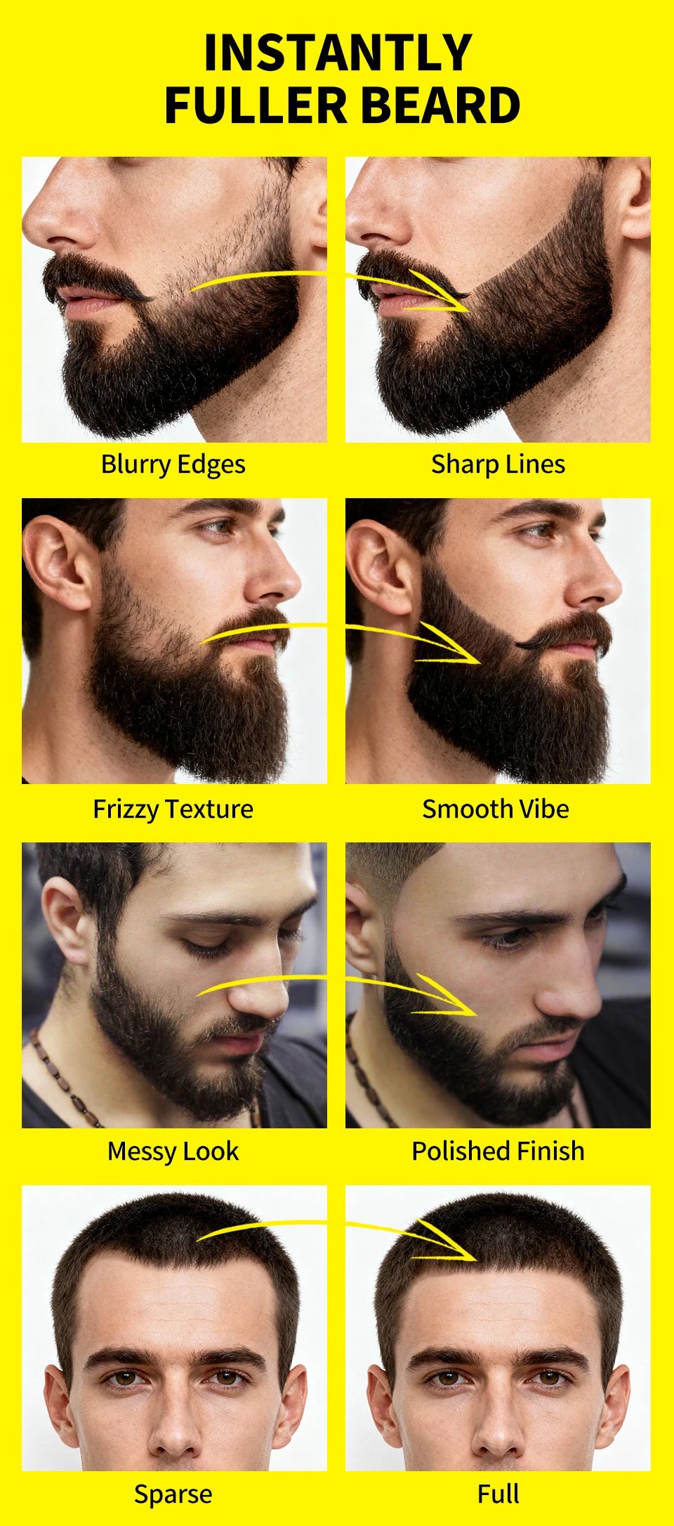 Stylo à barbe pour homme, stylo de teinture pour barbe, stylo de mise en forme étanche 2 en 1, stylo de coloration temporaire portable pour moustache, double embout