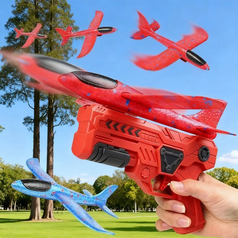 Lance-avions jouets d'extérieur, catapulte en mousse EPP antidérapante pour enfants, cadeau d'anniversaire pour garçons et filles, jeux pour enfants