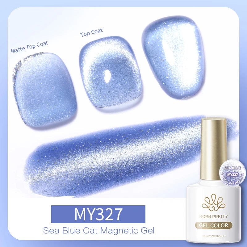 BORN PRETTY 117 Couleurs Vernis à Ongles Gel Magnétique Chat 10ml Vernis Couvrance Totale Semi-Permanent Manucure Super Magnifique