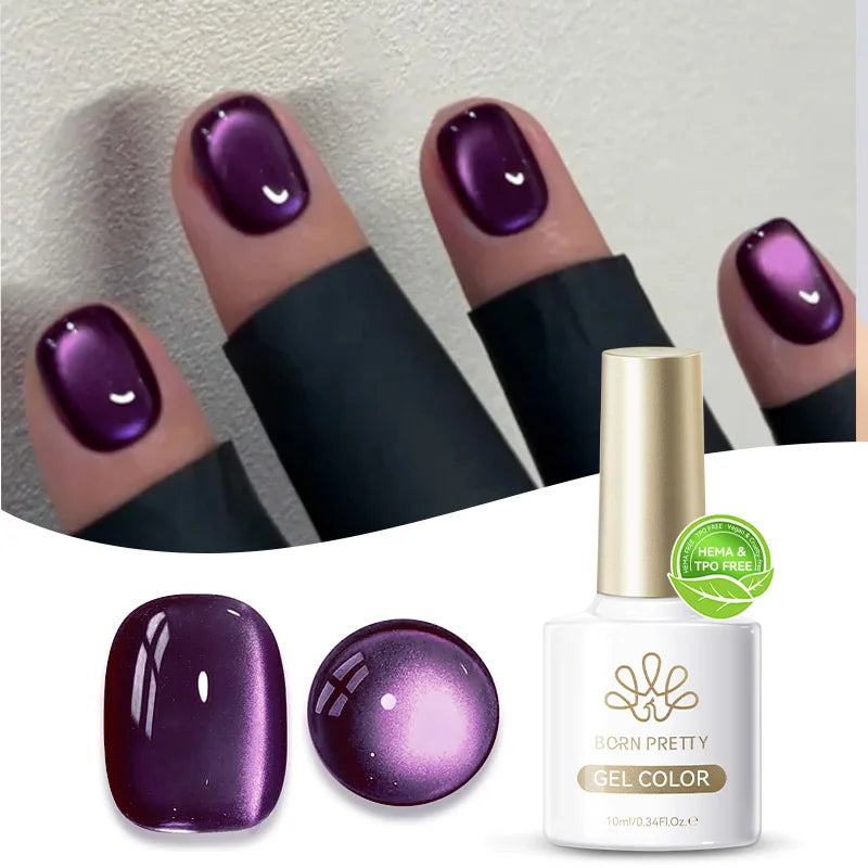 BORN PRETTY 117 Couleurs Vernis à Ongles Gel Magnétique Chat 10ml Vernis Couvrance Totale Semi-Permanent Manucure Super Magnifique