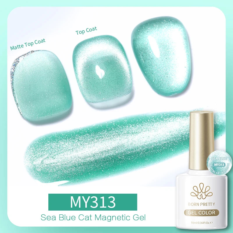 BORN PRETTY 117 Couleurs Vernis à Ongles Gel Magnétique Chat 10ml Vernis Couvrance Totale Semi-Permanent Manucure Super Magnifique