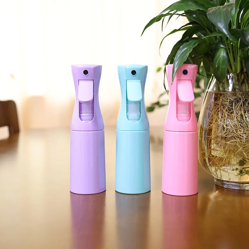 Flacon pulvérisateur rechargeable de 200/300/500 ml à diffusion continue, idéal pour les salons de coiffure, l'hydratation quotidienne