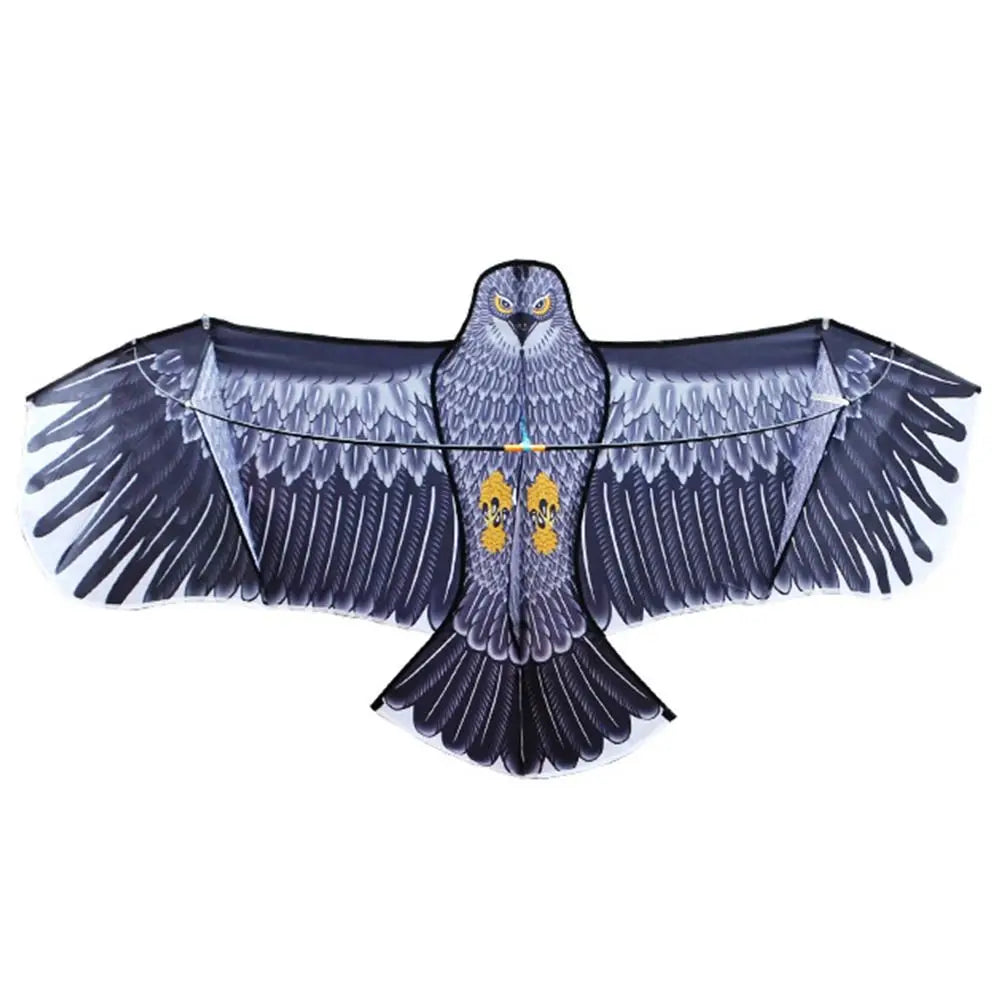 Cerf-volant aigle en plastique transparent, ligne de 30 mètres, grand aigle volant, cadeau pour enfants, cerf-volant de dessin animé, sorties en famille, jardin