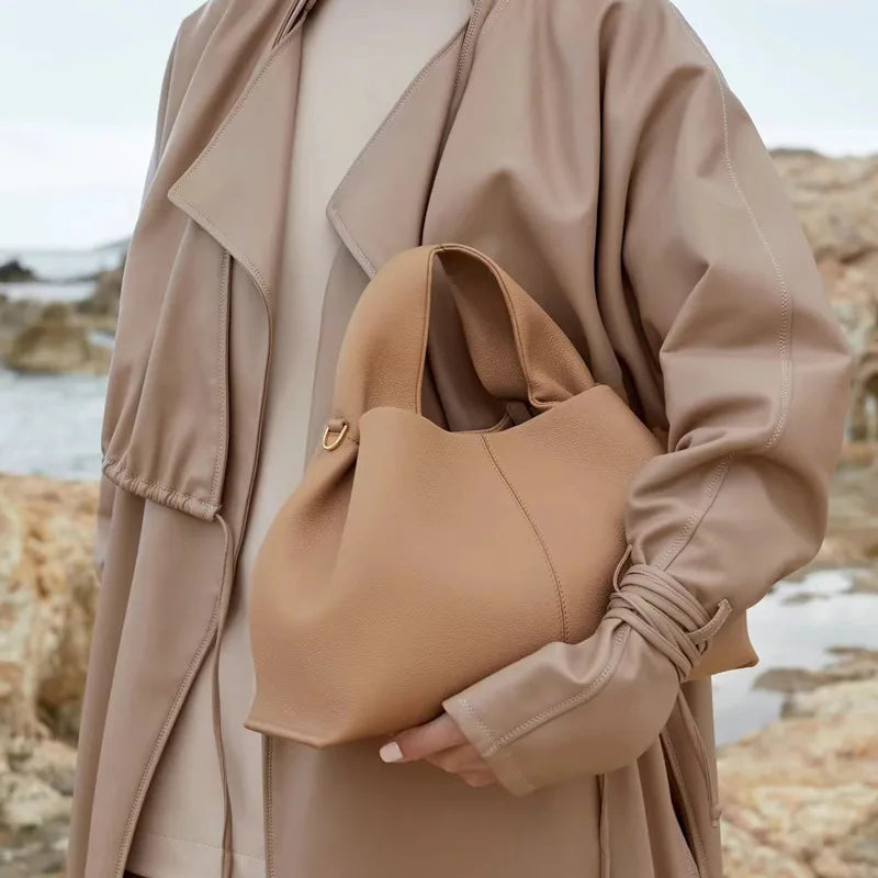 Sac à boulettes de luxe français à la mode, sac à main rétro haut de gamme européen et américain, sac à bandoulière pour femmes