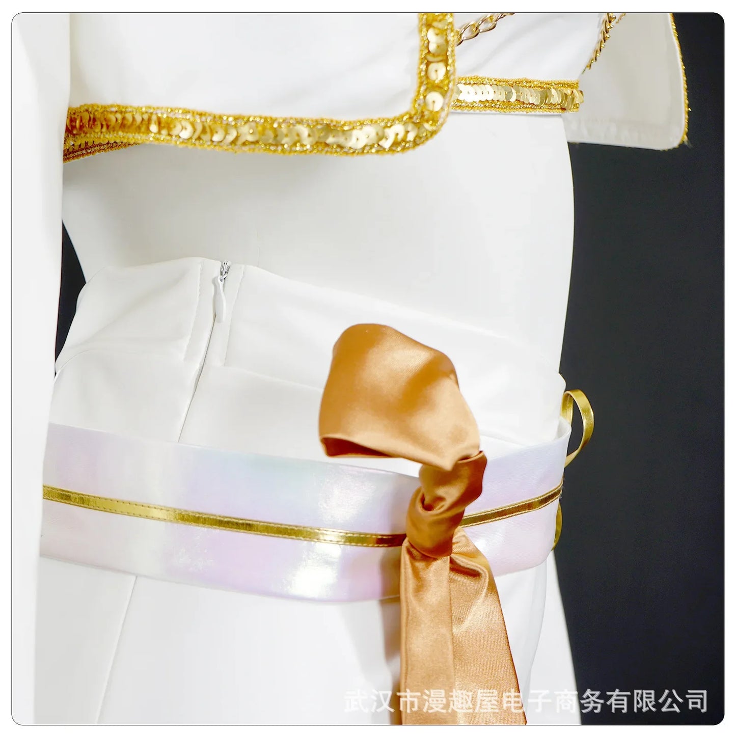 Costume de cosplay pailleté pour enfants K-Pop Demon Hunters Rumi Zoey Mira, uniforme blanc, tenue Huntrix pour filles,