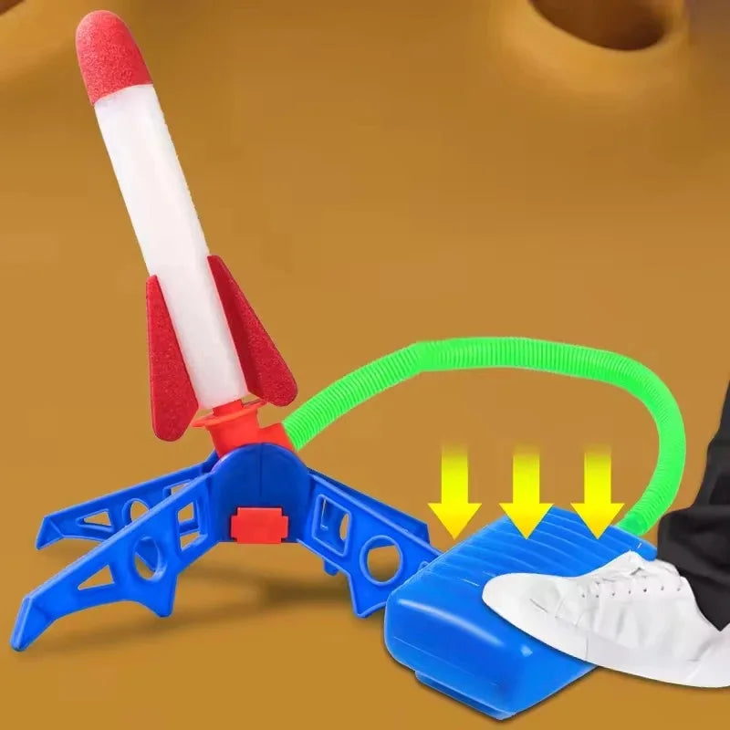 Lance-fusée à air comprimé pour enfants, jouet et cadeau idéal pour les enfants.