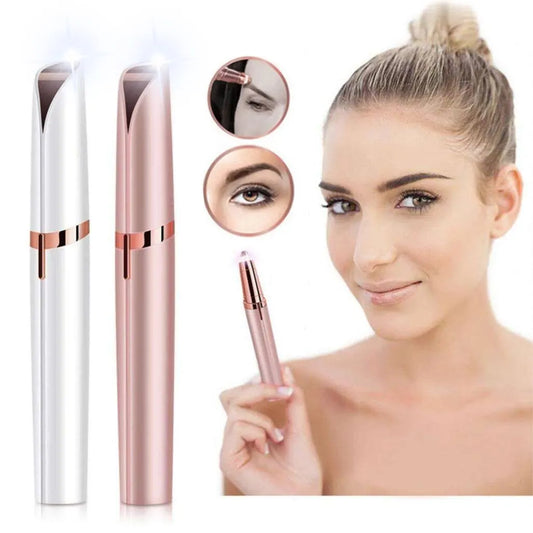 Stylo tondeuse électrique intelligent pour sourcils, outil de rasage automatique pour hommes et femmes, épilateur de beauté pour une épilation impeccable.