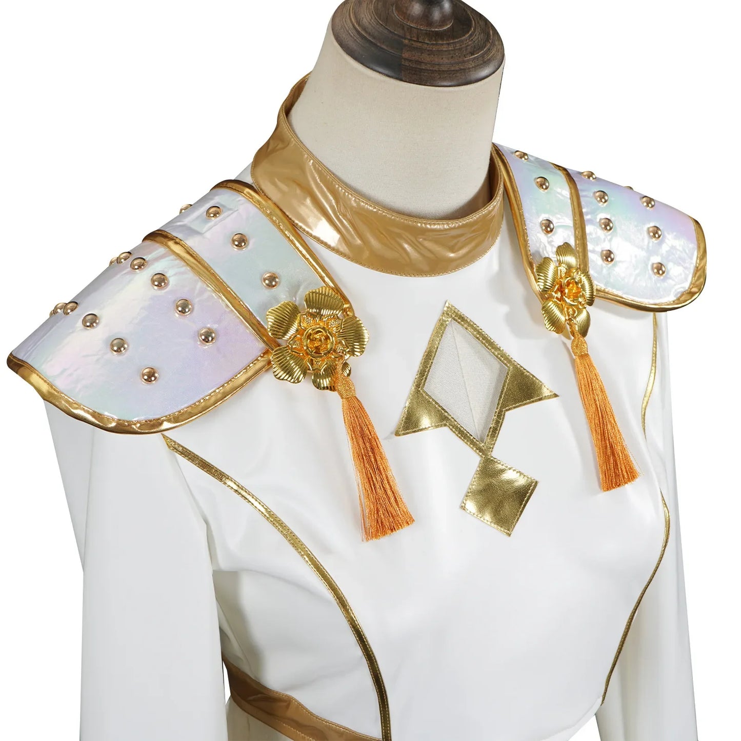 Costume de cosplay pailleté pour enfants K-Pop Demon Hunters Rumi Zoey Mira, uniforme blanc, tenue Huntrix pour filles,