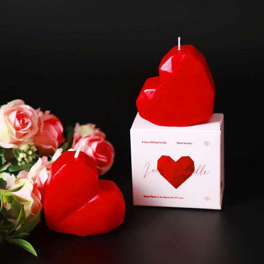 Bougie romantique pour la Saint-Valentin, cadeau d'anniversaire pour elle, décoration intérieure, bougie parfumée d'amour