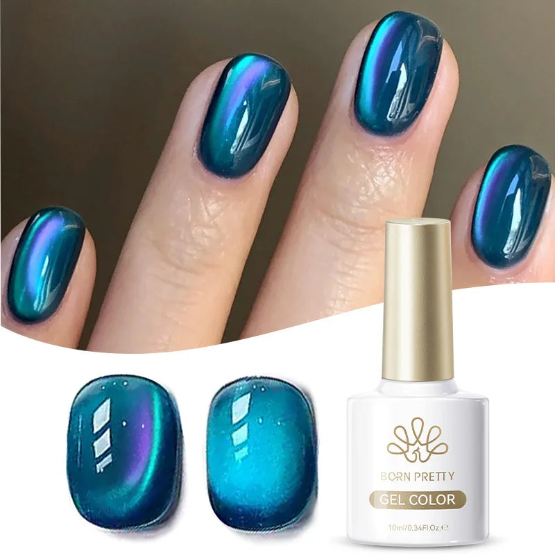 BORN PRETTY 117 Couleurs Vernis à Ongles Gel Magnétique Chat 10ml Vernis Couvrance Totale Semi-Permanent Manucure Super Magnifique