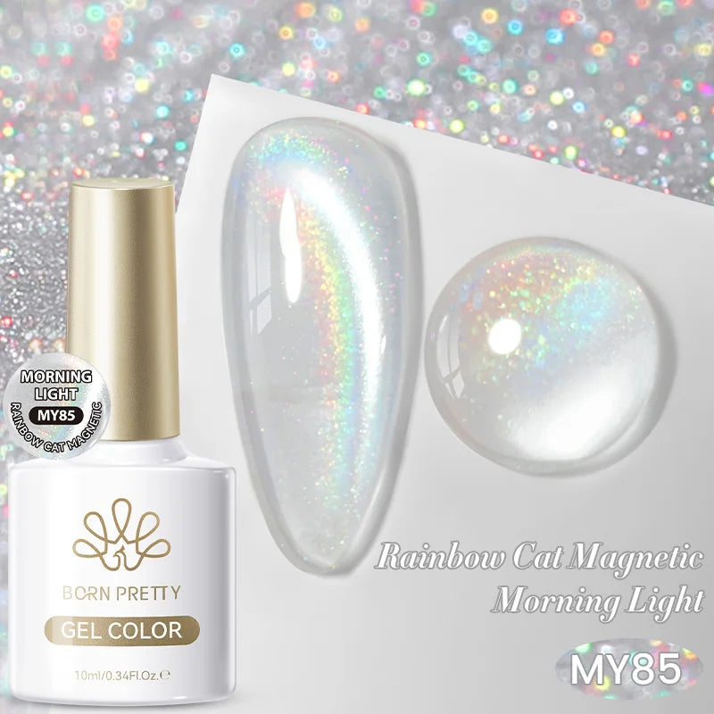 BORN PRETTY 117 Couleurs Vernis à Ongles Gel Magnétique Chat 10ml Vernis Couvrance Totale Semi-Permanent Manucure Super Magnifique