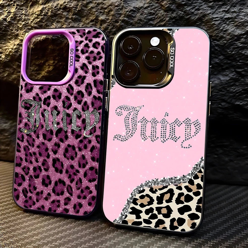 Coque de téléphone J-JuicysS Couture pour iPhone 17, 16e, 16, 15, 14, 13, 12, 11 mini, Pro Max, X, XR, XS Max, 8, 7, Air Plus, avec dos mat anti-chute