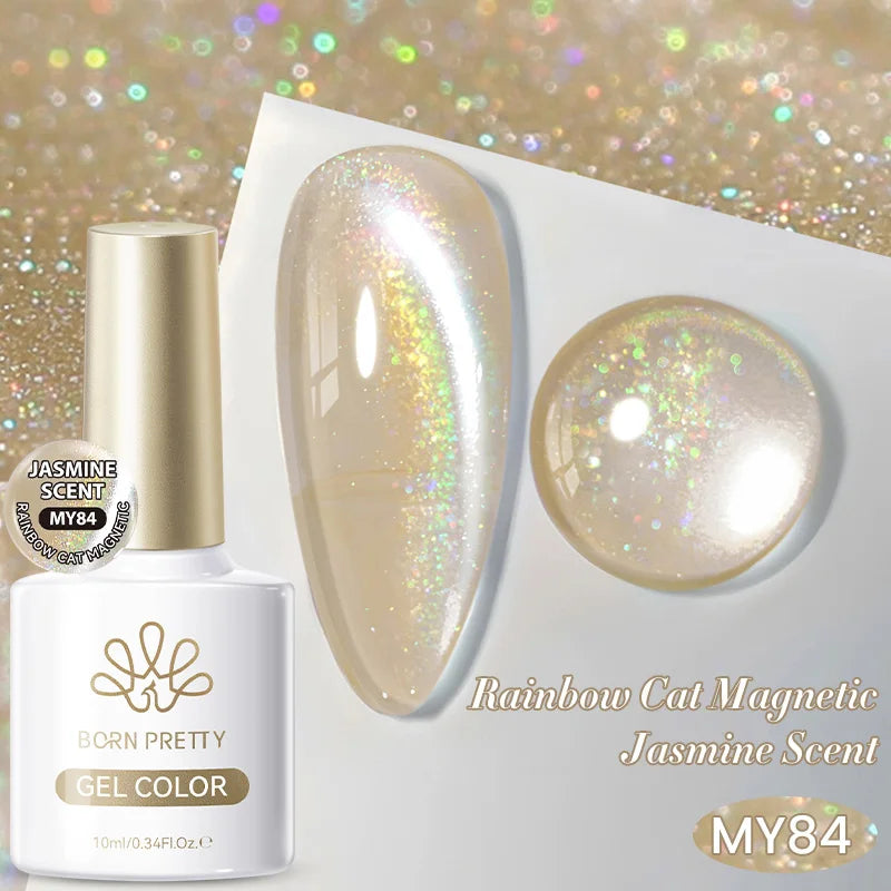 BORN PRETTY 117 Couleurs Vernis à Ongles Gel Magnétique Chat 10ml Vernis Couvrance Totale Semi-Permanent Manucure Super Magnifique