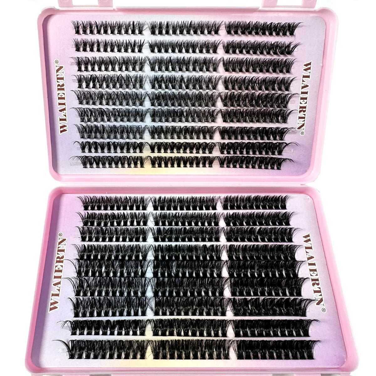 Faux cils en vison 540Cluster C Courbés 9-16mm Extension de cils naturels mixtes 3D Bande russe Outil de maquillage personnel