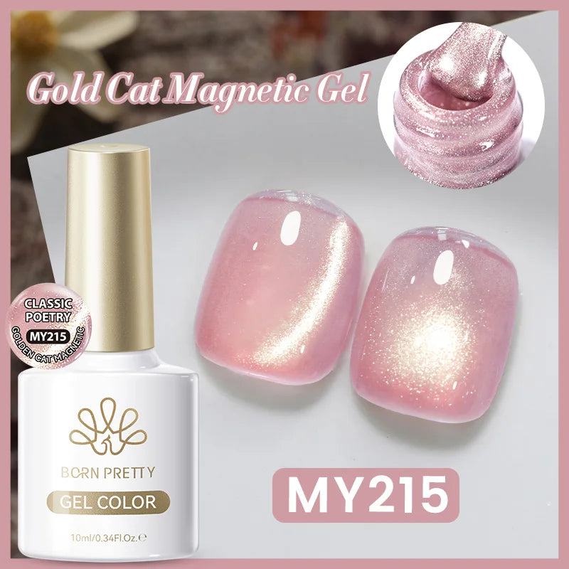 BORN PRETTY 117 Couleurs Vernis à Ongles Gel Magnétique Chat 10ml Vernis Couvrance Totale Semi-Permanent Manucure Super Magnifique