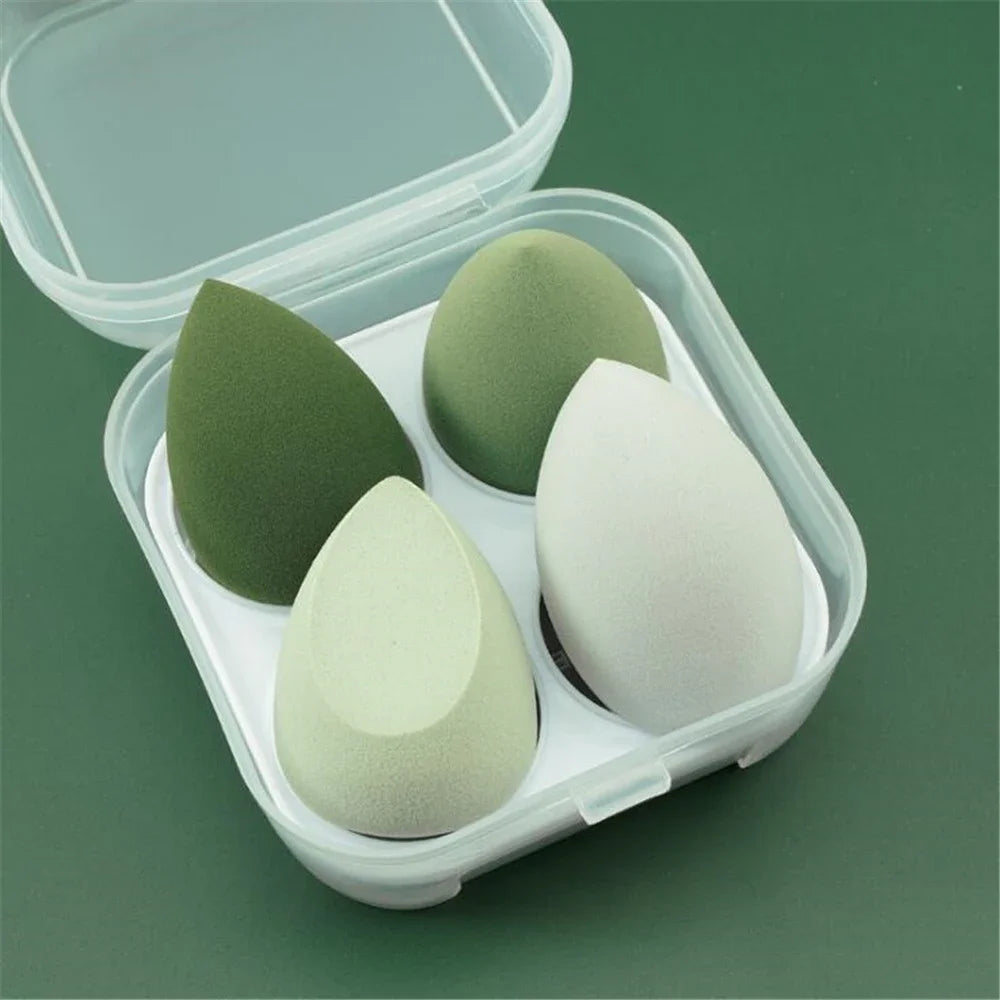 4/8 éponges à maquillage, éponges à maquillage, houppettes cosmétiques douces pour fond de teint et poudre, accessoires de maquillage pour femmes, outils de beauté