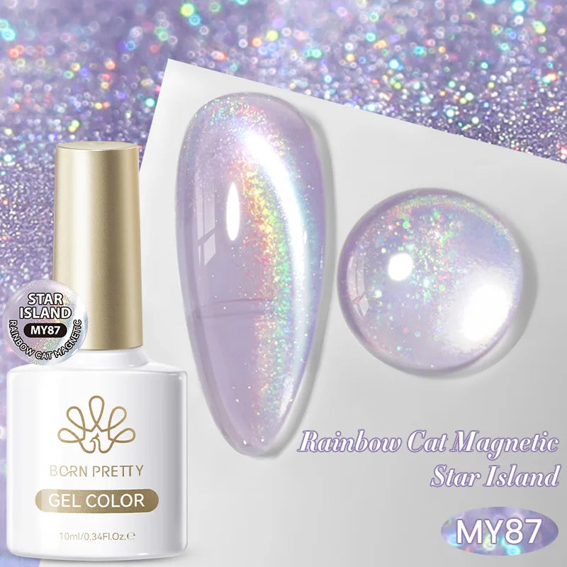 BORN PRETTY 117 Couleurs Vernis à Ongles Gel Magnétique Chat 10ml Vernis Couvrance Totale Semi-Permanent Manucure Super Magnifique