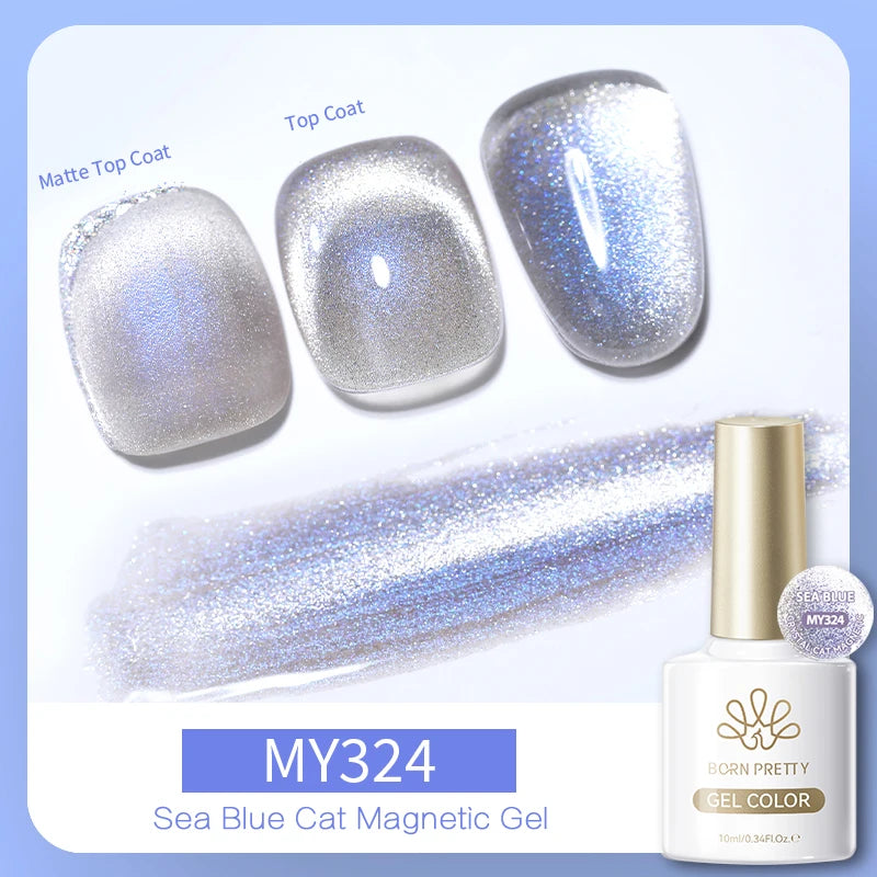 BORN PRETTY 117 Couleurs Vernis à Ongles Gel Magnétique Chat 10ml Vernis Couvrance Totale Semi-Permanent Manucure Super Magnifique