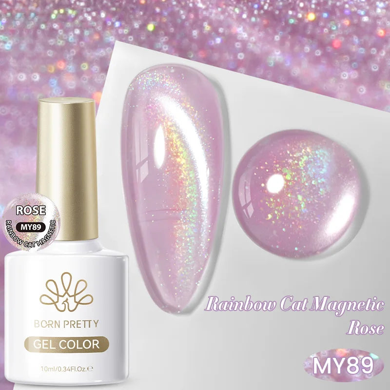 BORN PRETTY 117 Couleurs Vernis à Ongles Gel Magnétique Chat 10ml Vernis Couvrance Totale Semi-Permanent Manucure Super Magnifique