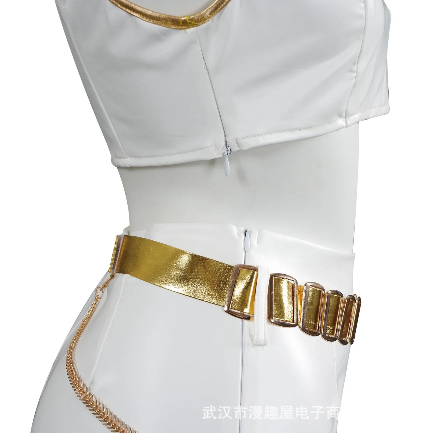 Costume de cosplay pailleté pour enfants K-Pop Demon Hunters Rumi Zoey Mira, uniforme blanc, tenue Huntrix pour filles,