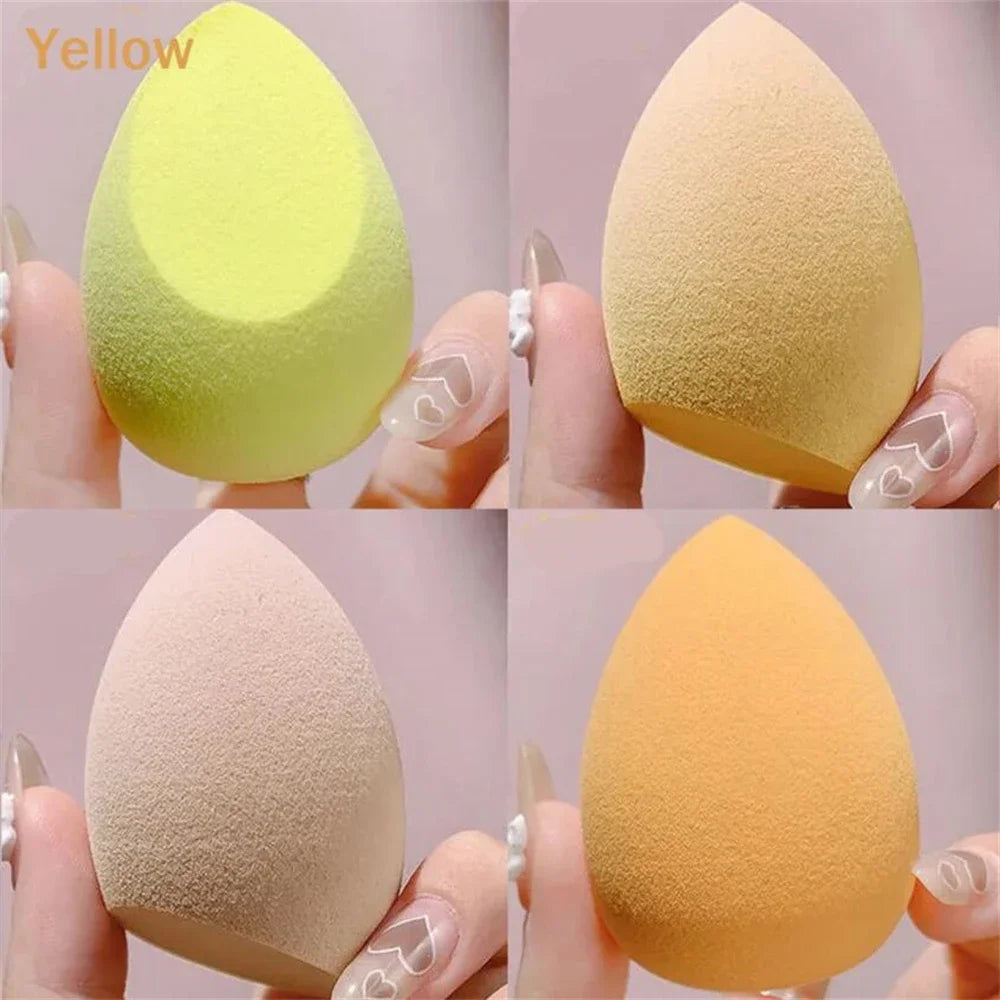 4/8 éponges à maquillage, éponges à maquillage, houppettes cosmétiques douces pour fond de teint et poudre, accessoires de maquillage pour femmes, outils de beauté