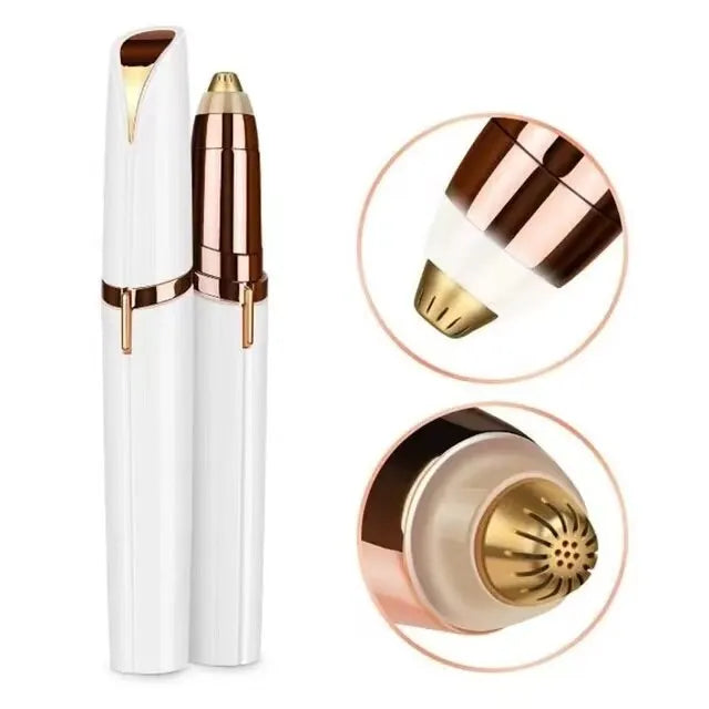 Stylo tondeuse électrique intelligent pour sourcils, outil de rasage automatique pour hommes et femmes, épilateur de beauté pour une épilation impeccable.