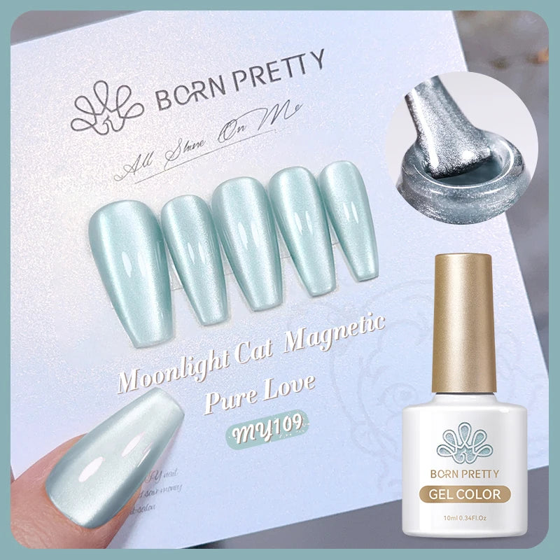 BORN PRETTY 117 Couleurs Vernis à Ongles Gel Magnétique Chat 10ml Vernis Couvrance Totale Semi-Permanent Manucure Super Magnifique