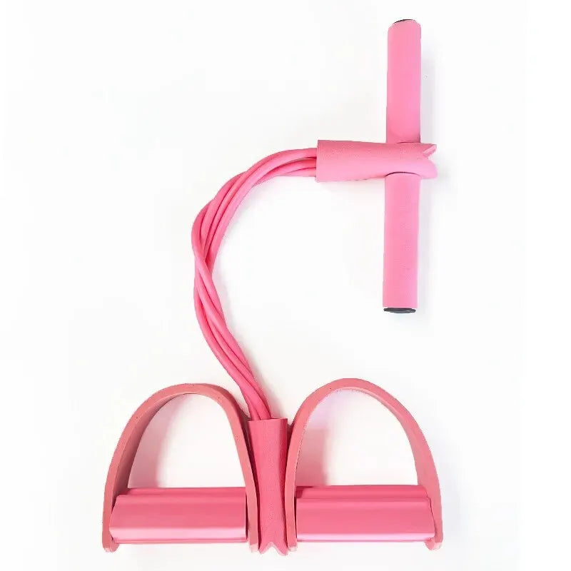 Tendeur de pédale à quatre tubes, équipement de fitness multifonctionnel pour la maison, corde élastique de tension pour le yoga et le renforcement abdominal