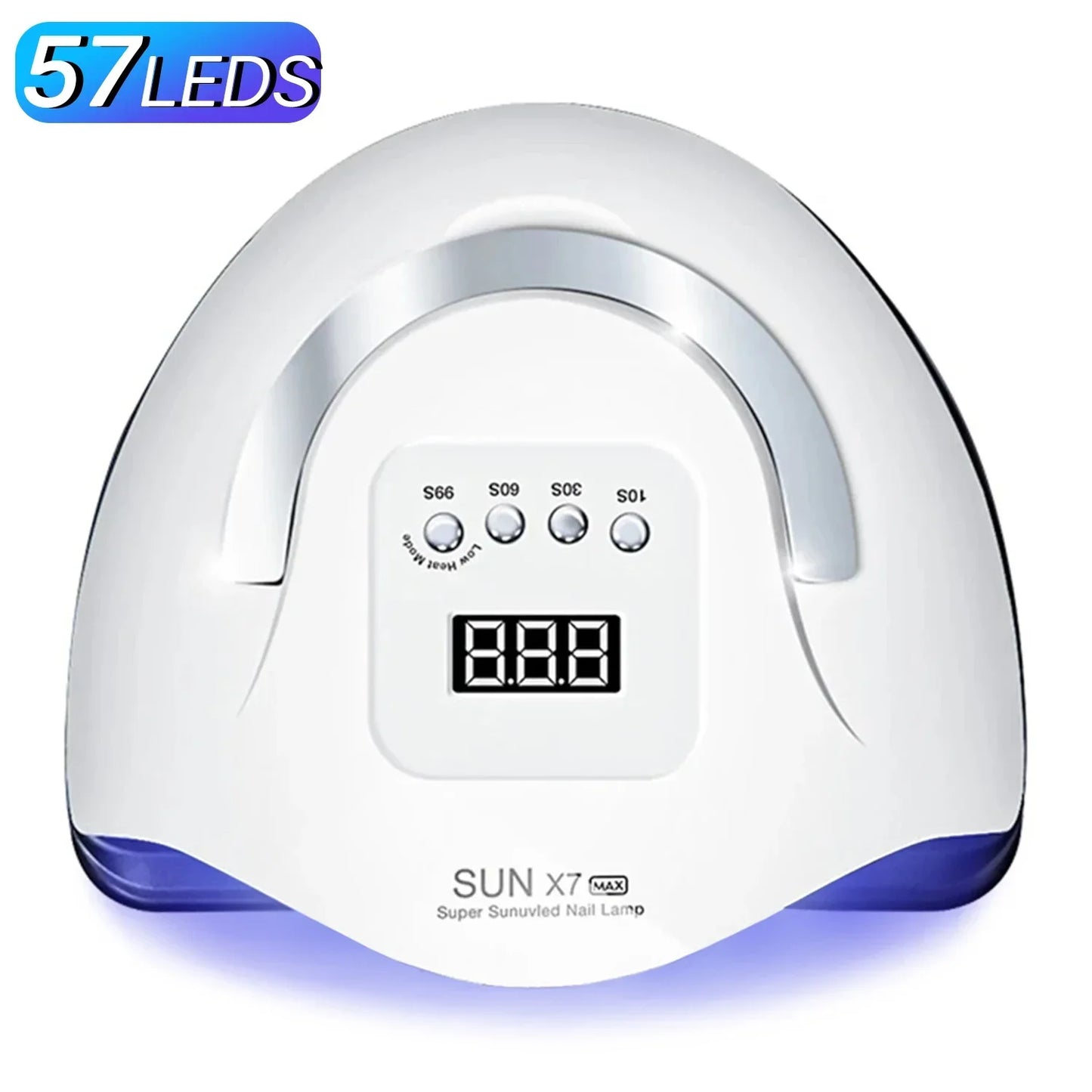 Lampe UV LED 380 W pour ongles, 81 LED, lampe de séchage pour vernis gel avec détecteur de mouvement, lampe de manucure professionnelle pour usage domestique.