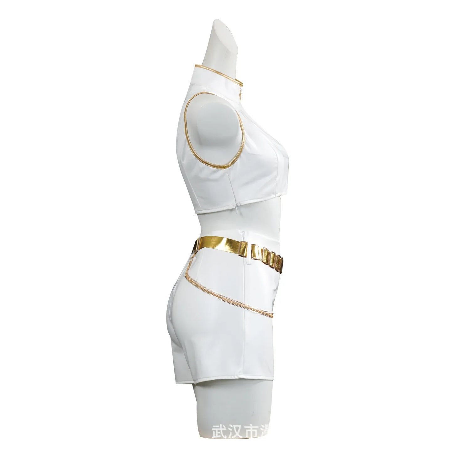Costume de cosplay pailleté pour enfants K-Pop Demon Hunters Rumi Zoey Mira, uniforme blanc, tenue Huntrix pour filles,