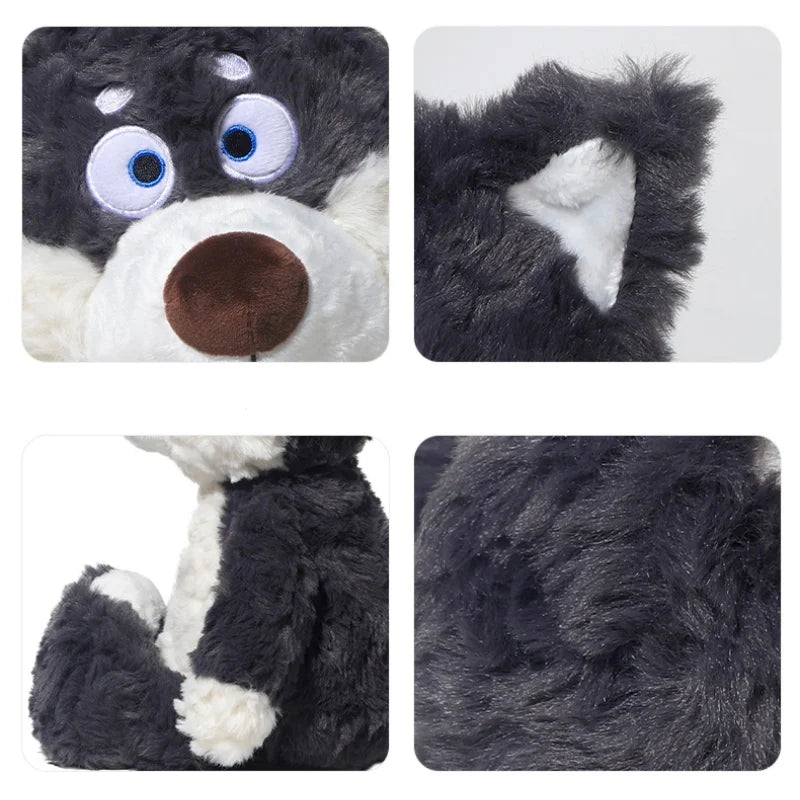 Peluche Loup Gris Mignon de 40 cm, Animal en Peluche Loup Super doux