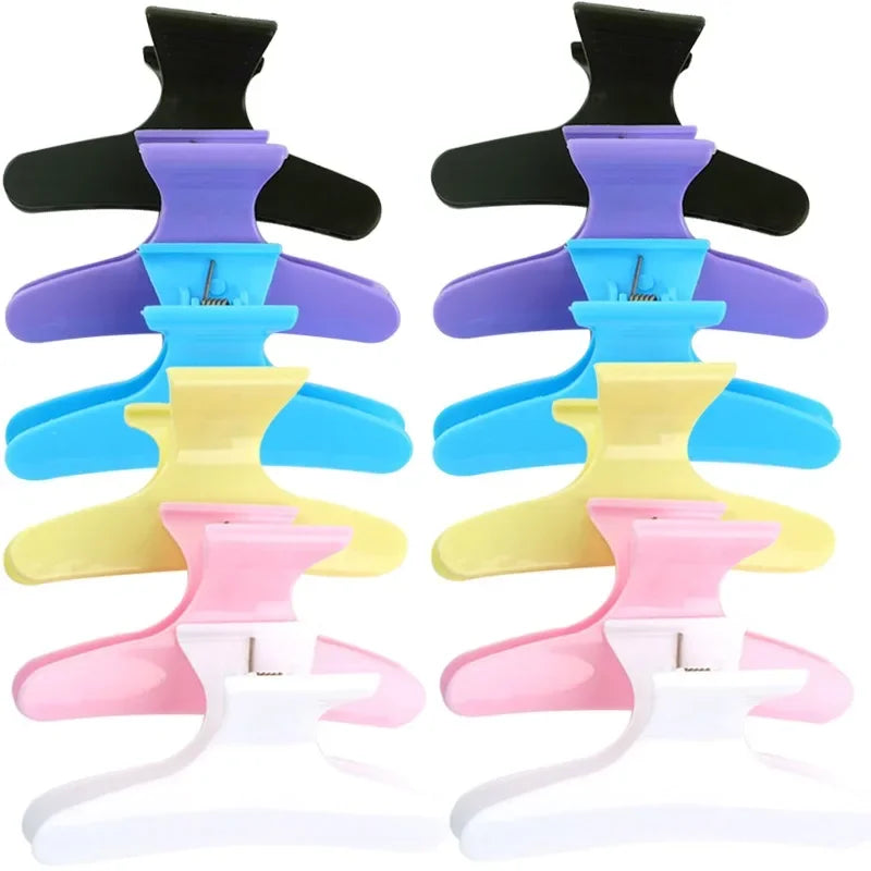 Pinces à cheveux papillon noir pour femme et fille, outils de coiffure, pinces à cheveux professionnelles, accessoires de salon
