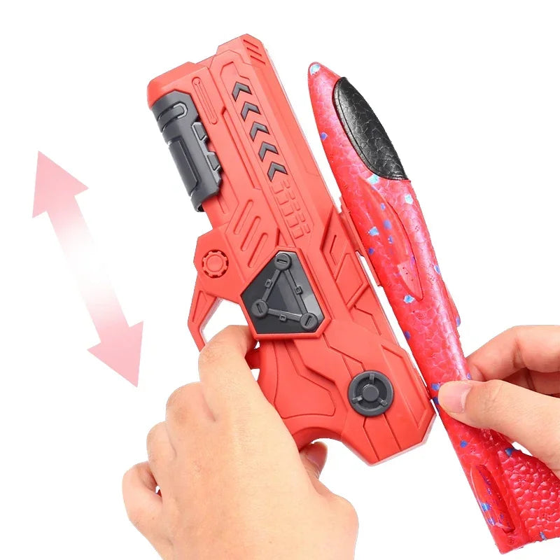 Lance-avions jouets d'extérieur, catapulte en mousse EPP antidérapante pour enfants, cadeau d'anniversaire pour garçons et filles, jeux pour enfants