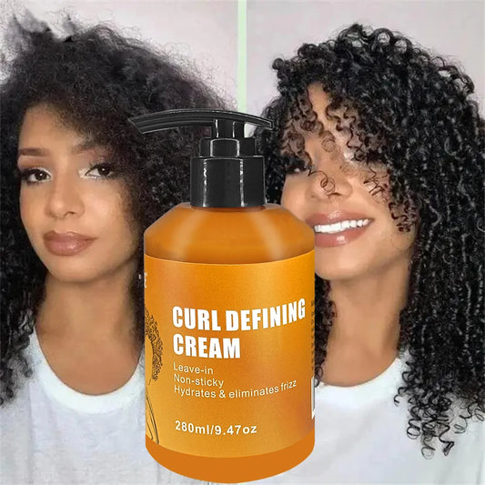 Crème définissante de boucles GZE à l'huile d'argan pour cheveux ondulés et bouclés. Soin hydratant et revitalisant en profondeur pour des cheveux brillants et souples.