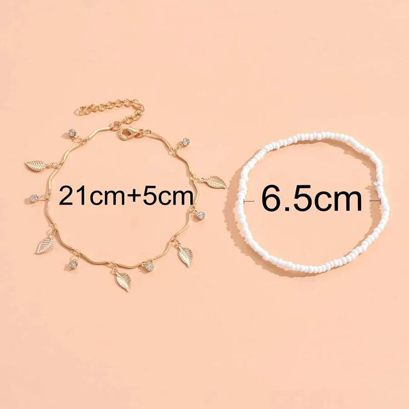 Bracelet de cheville bohème, chaîne de pied, bracelet d'été, pompon, étoile, pendentif en cristal, breloque, sandales, pieds nus, plage, bijou de mariée J022