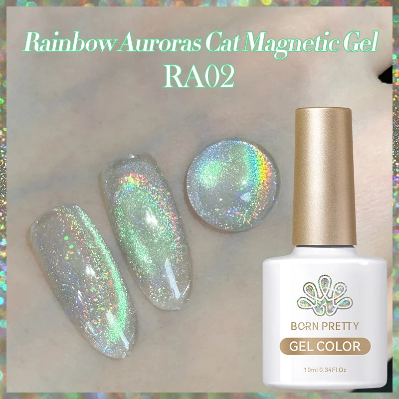 BORN PRETTY 117 Couleurs Vernis à Ongles Gel Magnétique Chat 10ml Vernis Couvrance Totale Semi-Permanent Manucure Super Magnifique