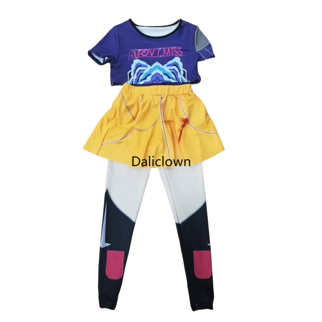 Costume de cosplay KDPop pour enfant (Rumi, Zoey, Mira) - Déguisement de Golden Huntrix pour spectacle ou fête d'Halloween