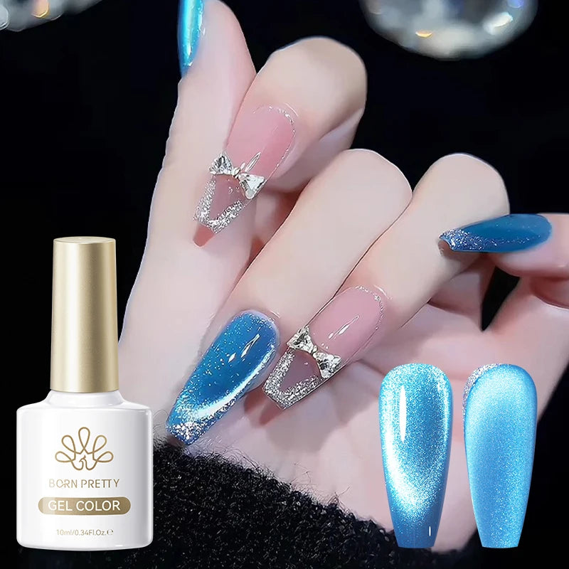 BORN PRETTY 117 Couleurs Vernis à Ongles Gel Magnétique Chat 10ml Vernis Couvrance Totale Semi-Permanent Manucure Super Magnifique