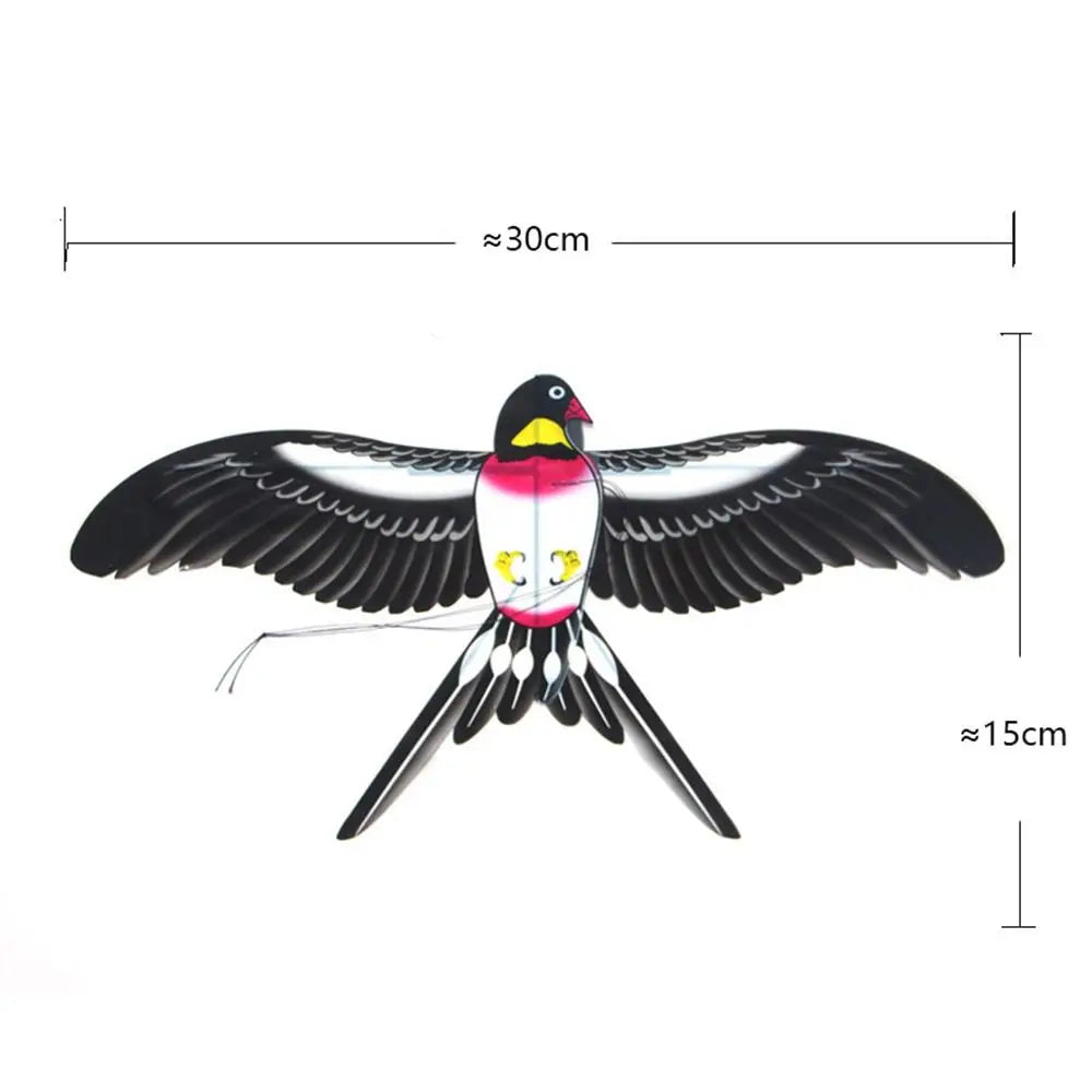 Cerf-volant aigle en plastique transparent, ligne de 30 mètres, grand aigle volant, cadeau pour enfants, cerf-volant de dessin animé, sorties en famille, jardin
